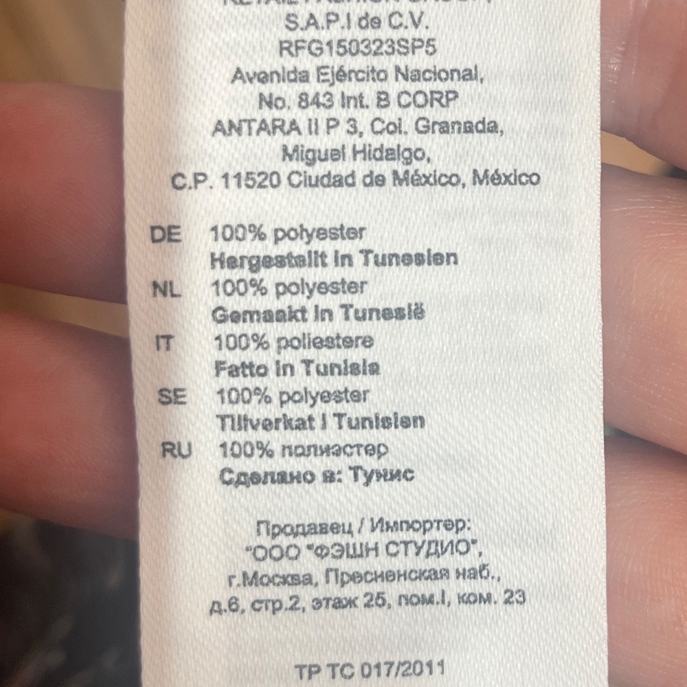 Sandro NWT Paola Dress, Black with Floral Pattern and Ruching Size 10 - Picture 15 of 16